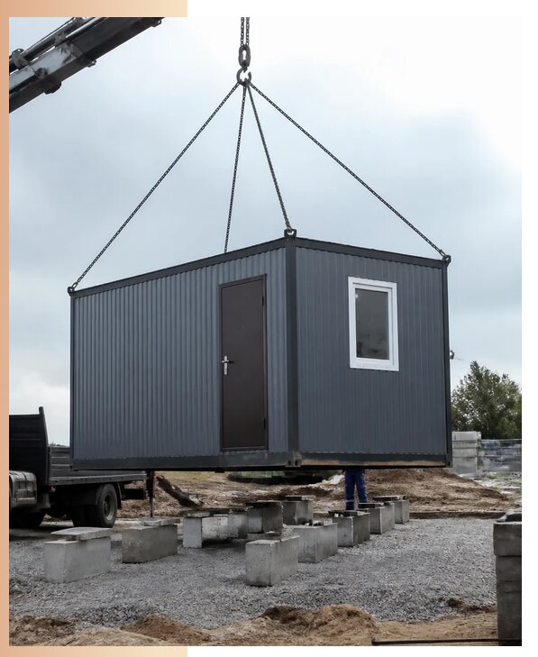 Установка бытовок под ключ в Таганроге быстро и надежно